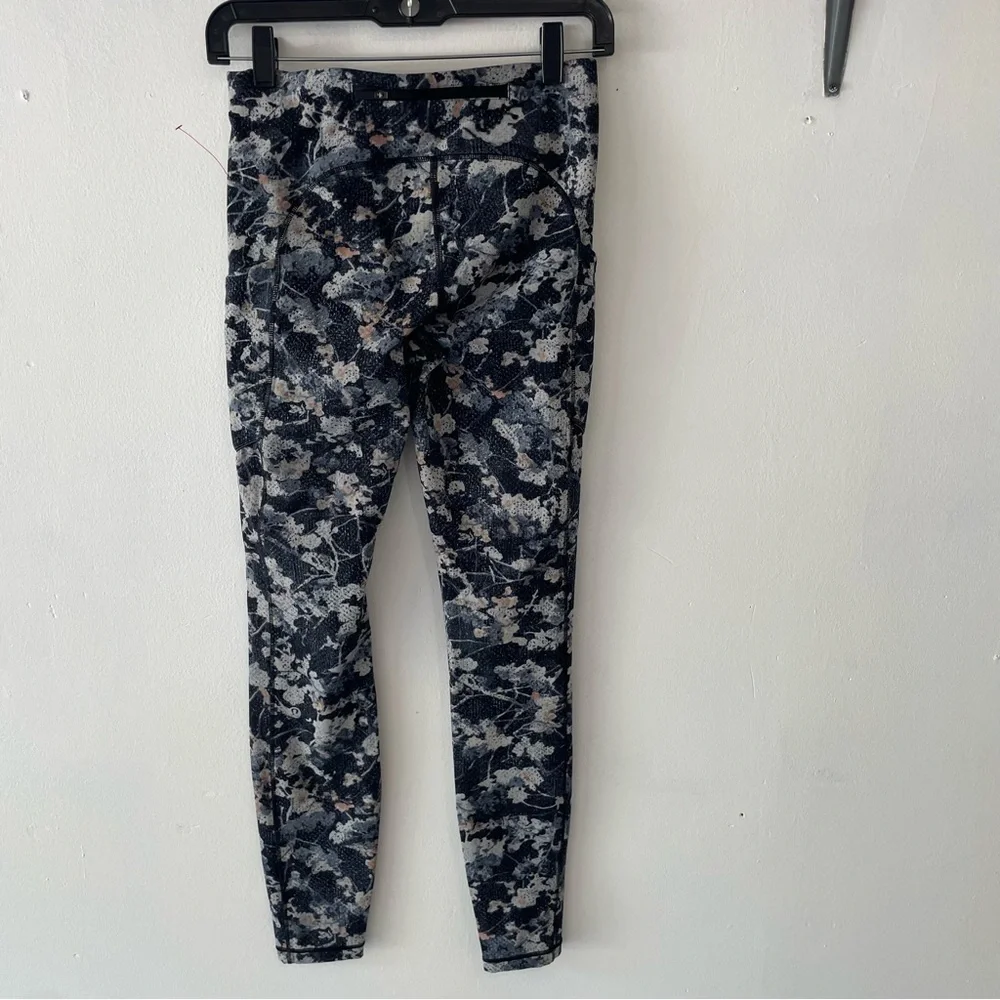 Lululemon Wunder Under Hi-Rise Tight Leggings Spring Bloom Multi 37633